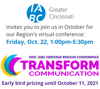 International Association of Business Communicators Heritage Region Save the Date October 22 1pm - 5pm